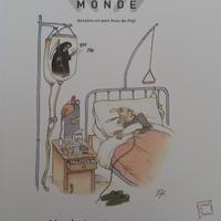 Affiche pour l'exposition Péji : Drôle de monde aux musée Ianchelevici ( La louvière) du 4 mars au 17 avril 2011